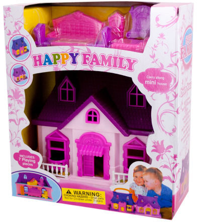 Happy Family Mini Playhouse Case Pack 4