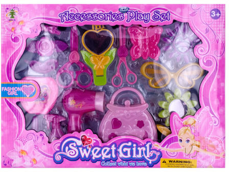 Sweet Girl Hair and Accessories Set