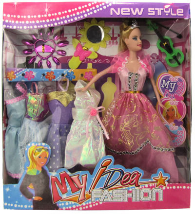 Fashion Doll Set with Dress