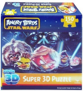 Angry Birds Star Wars 3D 150Pc Lenticular Puzzle Case Pack 6