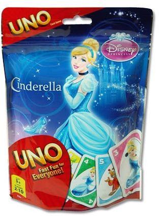 Disney Princess 8.50""x6""x1"" Uno Card Game Case Pack 12