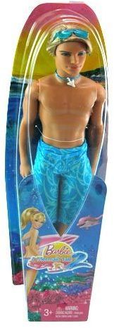 Mattel 13""x4""x2""?Barbie Mermaid Tale 2 Ken Doll Case Pack 6