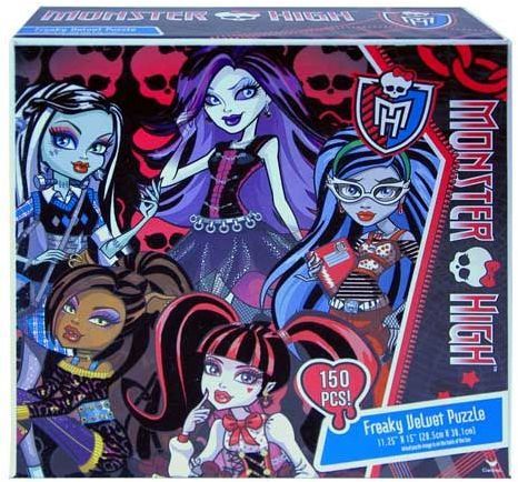 Monster High 7.75""x7.75""x2.75""?Velvet Puzzle Case Pack 6