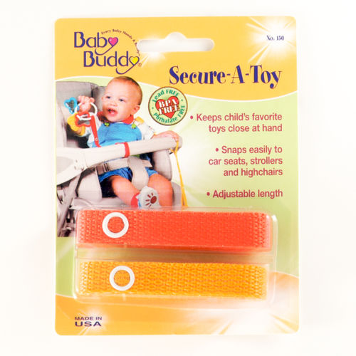 Secure-A-Toy 2ct Orange-Gold Case Pack 24