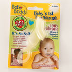 Baby's 1st Toothbrush Yellow Silicone Toothbrush Case Pack 24