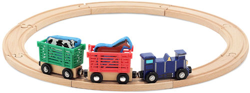 Farm Animal Train Set