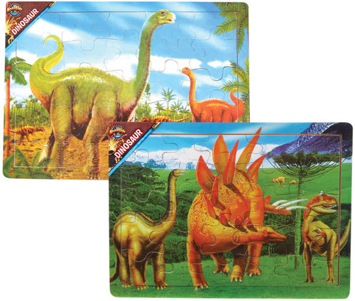 Puzzle Wood Dino 25Pc Case Pack 12