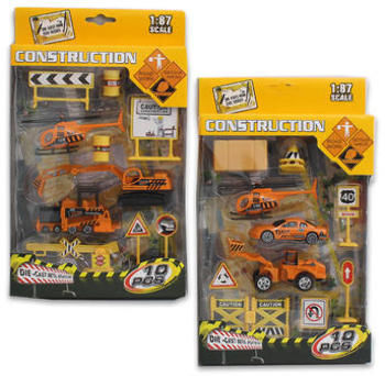 10-12 Pc Heavy Construction Playset Case Pack 36