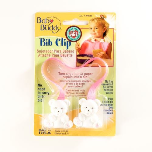 Bib Clip Pink Case Pack 18