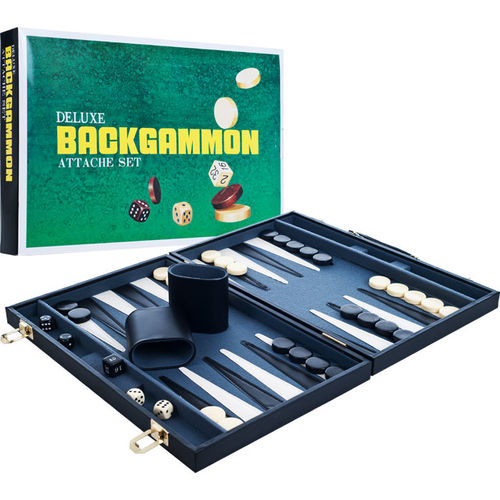 Trademark Games&#8482; Deluxe Backgammon Attache Set