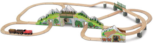 Mountain Railway Train Set