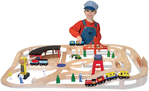 Wooden Railway Set Case Pack 3