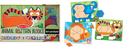 Animal Pattern Blocks Set