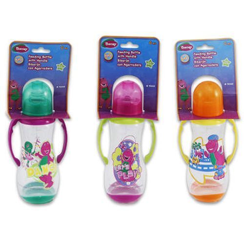 Baby Bottle 8 Onzas Barney With Handles Case Pack 48
