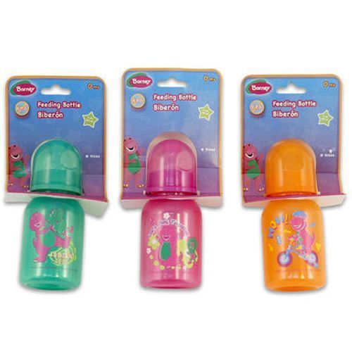 Baby Bottle 4 Onzas Barney Assorted Case Pack 48