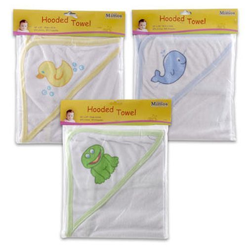 Hooded Towel, 20x24 Assorted Case Pack 36