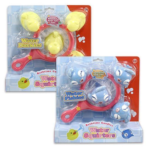 Water Squirters 5 Piece Fish and Duck Case Pack 12