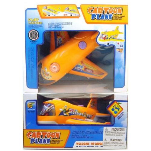 Battery Operated Plane - Yellow