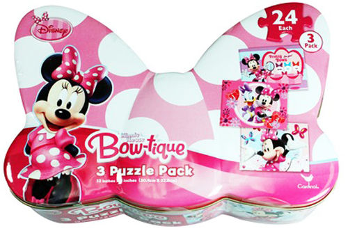 Minnie Mouse 3 Pack Bow-Tique Puzzles