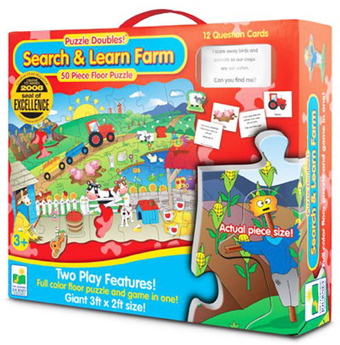 Puzzle Doubles Search & Learn Farm