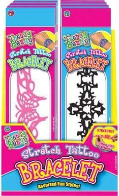 Trendy Bendy Tattoo Bracelt Cd Case Pack 36