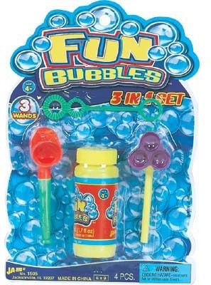 Fun Bubbles 3 In 1 Case Pack 12