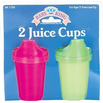 Clear Training Cups 2Pk Asst Case Pack 6