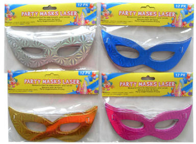 12-Pack Party Masks Case Pack 24