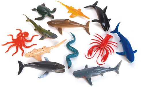 2.75-4.50"" Sealife Animals Case Pack 12