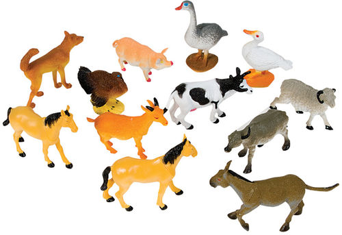 4"" Farm Animals Case Pack 12