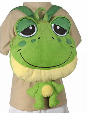 Happy Kritters"" - 18"" Big Head Frog Case Pack 12