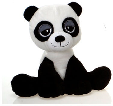 Happy Kritters"" - 10"" Bean Bag Sitting Panda Case Pack 12