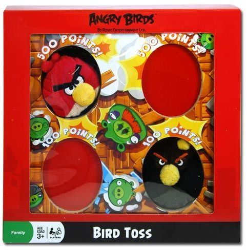 Angry Birds 10.5""x10.5""x2"" Toss Game Case Pack 6