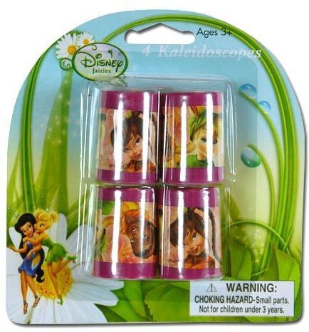 Disney Fairies 5""x1""x6"" 4Pk Mini Kaleidoscope Case Pack 24