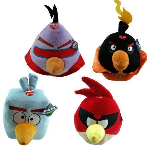 Angry Birds Space 12"" Plush 4 Assorted Styles Case Pack 4