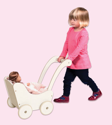 Doll Buggy White