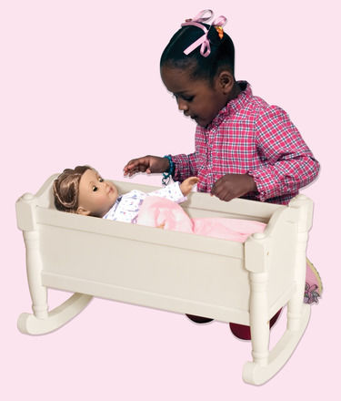 Doll Cradle- White