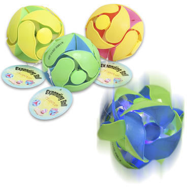 Plastic Expanding Play Colored Ball Case Pack 72