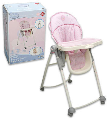 Little Princess Serve N Store High Chair