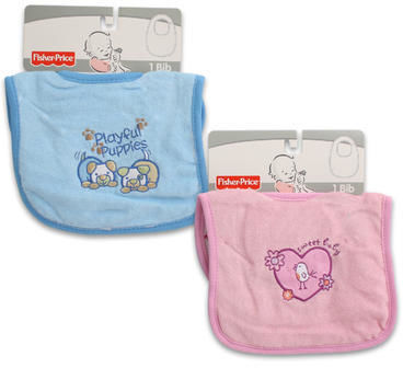 Baby Bib Fisherprice Reversible 2 Styles Case Pack 240