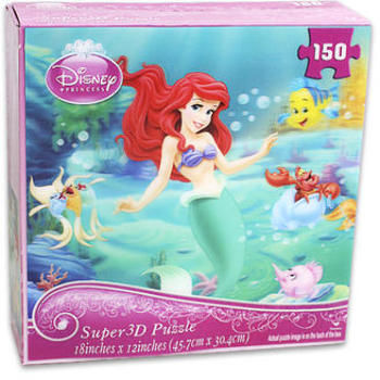 Disney Princess 150Pc 3D Puzzle12x18"""" Case Pack 6
