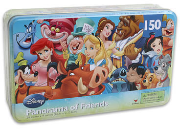 Disney 150 Pc Panoramic Friends Puzzle Case Pack 6