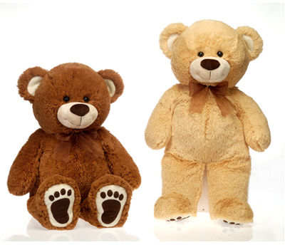 31.5"" 2Asst. Color Cuddle Bear Case Pack 4