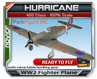 Hurricane Fighter RTF Electric RC Plane