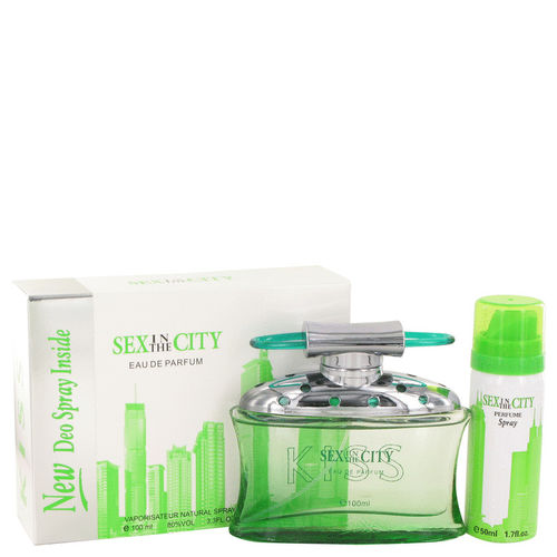 Sex In The City Kiss by Unknown - Eau De Parfum Spray + Free 1.7 oz Deodorant Spray 3.4 oz