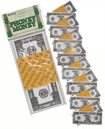 Novelty Phoney Money- $1000 50/Pack Case Pack 5