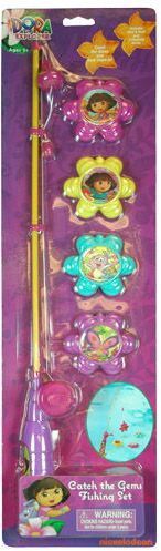 Dora Catch The Gems Fishing Game Toy Case Pack 12