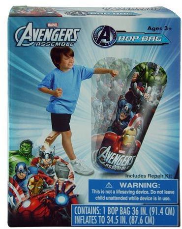 Avengers Bop Bag Inflatable Glove Case Pack 6