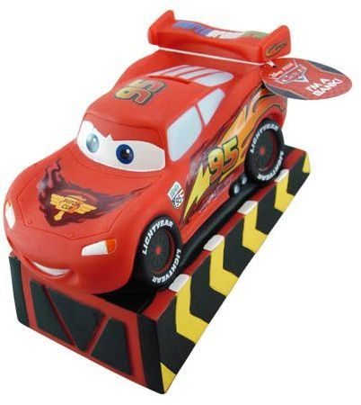 Disney Cars Mcqueen Molded Coin Bank Case Pack 4