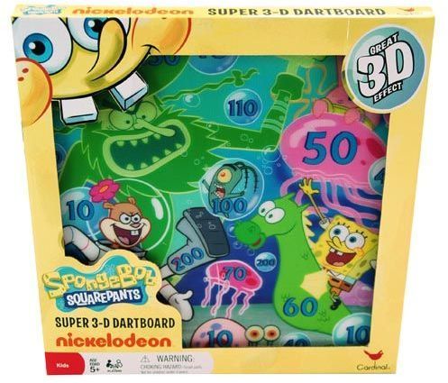 11 Inch Spongebob 3-D Dart Board Case Pack 6